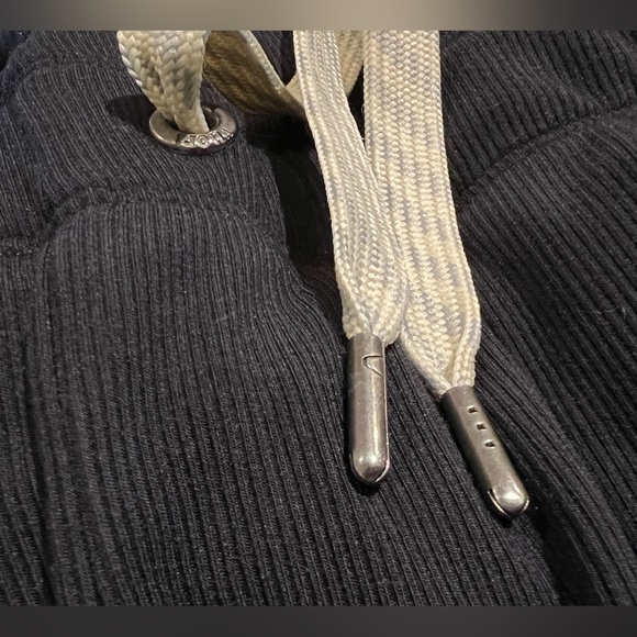 New Without Tags Vuori Pose Henley Stretch Rib Knit Jumpsuit Black Small - Picture 10 of 11